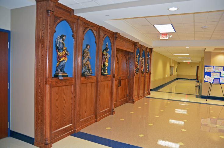 6/19Entrance to Adoration Chapel